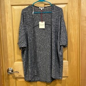 Rolla coster open front gray cardigan shirt sleeve size L